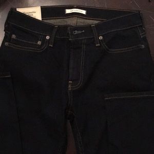 Men’s Abercrombie & Fitch Slim Straight Dark Jeans